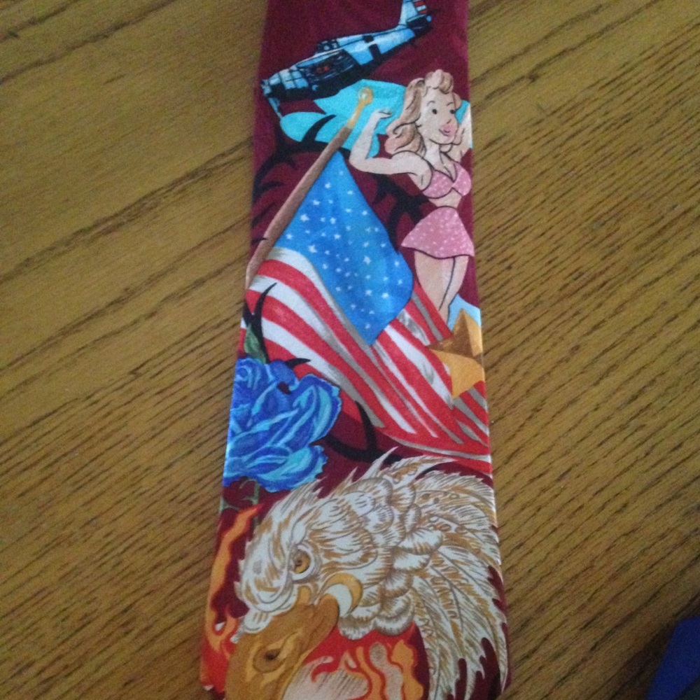 Americana theme tie